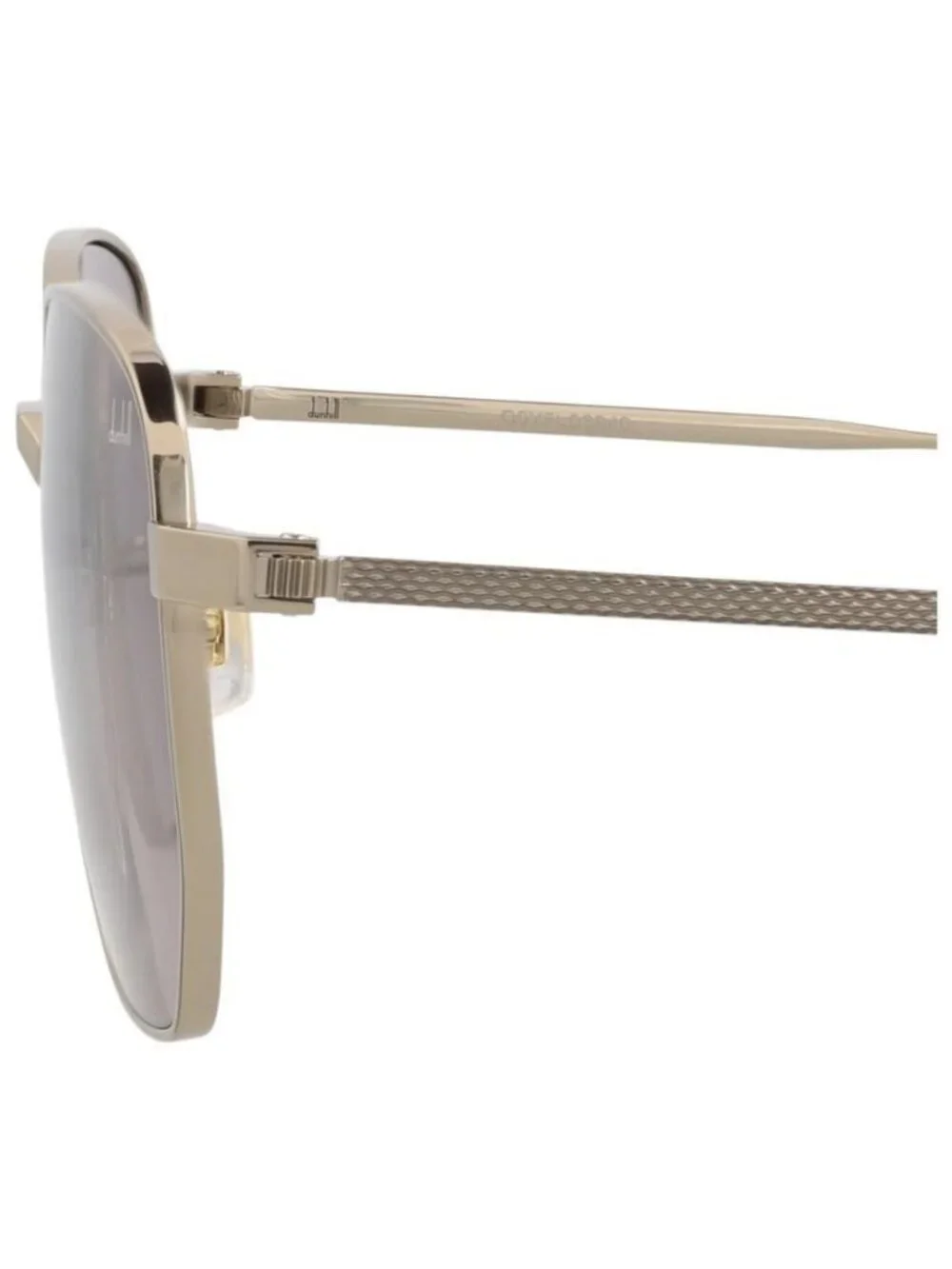 New Dunhill Mens Square/Rectangle Gold Gold Violet Fashion Designer Sunglasses